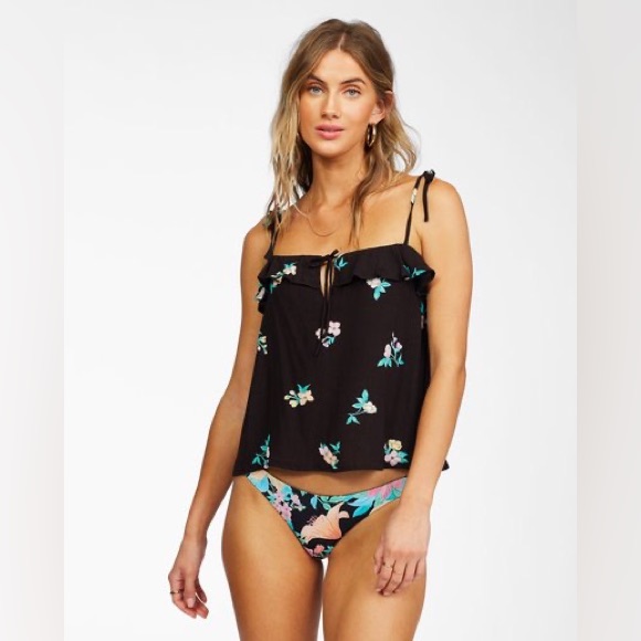 Billabong Flowy Floral Woven Top